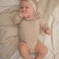 Organic Ruffle Neck Bodysuit