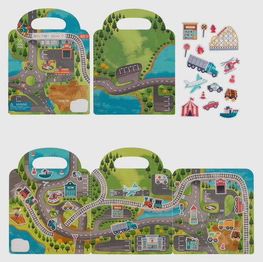 Reusable Sticker Book - City