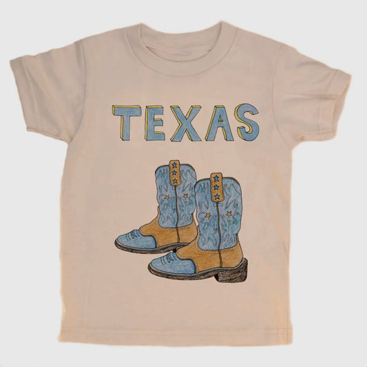 Blue Boots Tee