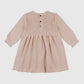 Organic Smocked Dress - Rosewater