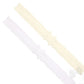 Add-A-Bow Stretch Ruffle Edge Girls Baby Bands - Ivory Two Pack