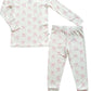 Two Piece Pajama Set - Pink Bows