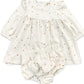 Stars Flare Baby Dress & Bloomer Set