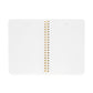 Mini Spiral Notebook, Dusty Rose Stripe