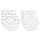 French Floral 2-Pack/Organic Silky Soft Burpy Bibs