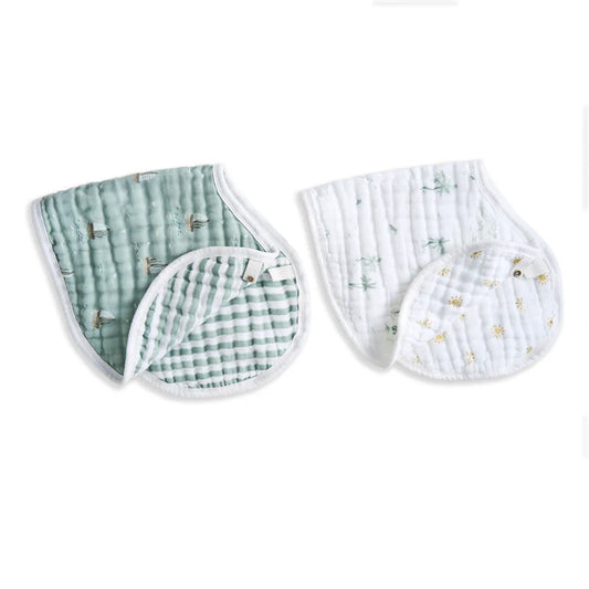 Sailing The Seas 2-Pack/Organic Burpy Bibs