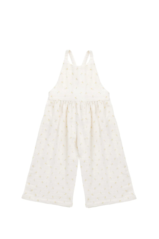 Organic Cotton Muslin Lana Jumpsuit - Vintage Ditsy