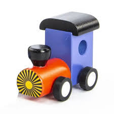 Wooden Mini Trains-Blue