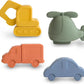 Vehicles Mold Free Bath Play Set-4 pack