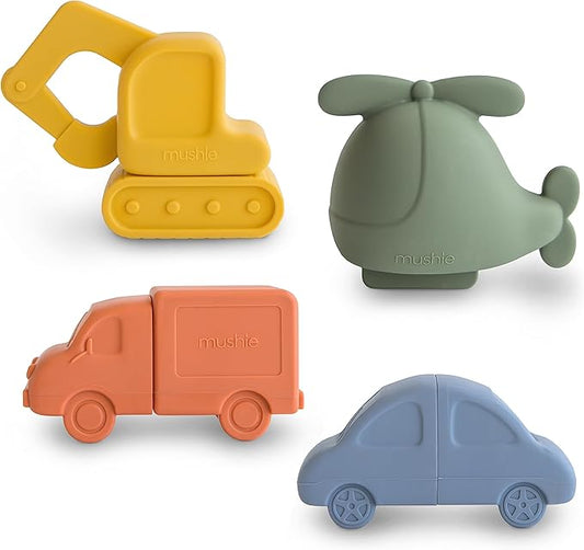 Vehicles Mold Free Bath Play Set-4 pack