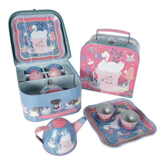 Enchanted Tin Tea Set 7 piece