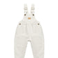 Cecil Overall - Fine Vertical Stripe Sandy Brown/Cloud
