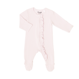 Coccoli Infant Girl Modal Zipper Footie