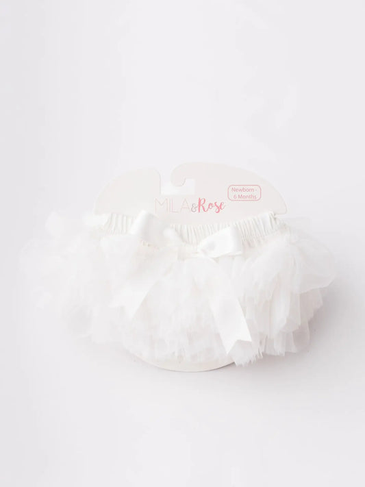 Off White Ruffle Tutu Bloomer