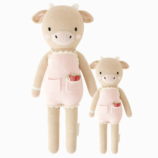 Ava The Cow 13”- Powder Pink