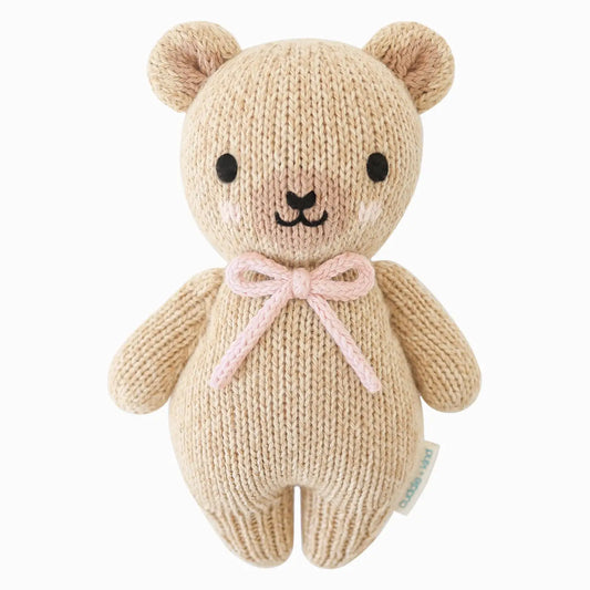 Baby Honey Bear Pink Bow