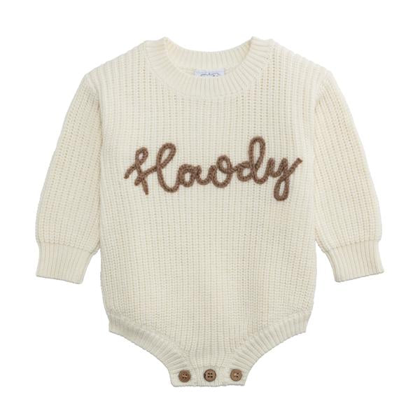 Chainstitch Howdy Baby Sweater Bubble