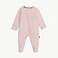 Magnetic Me - Pin Dot Pink Ruffle Footie