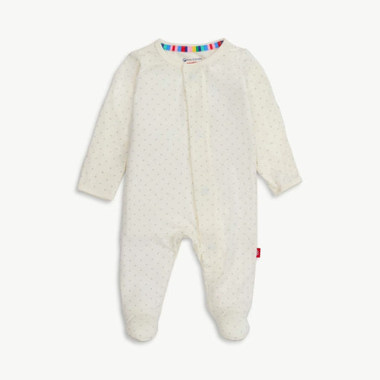Magnetic Me - Pin Dot Cream Footie