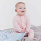 Magnetic Me - Pink Dogwood Ruffle Footie
