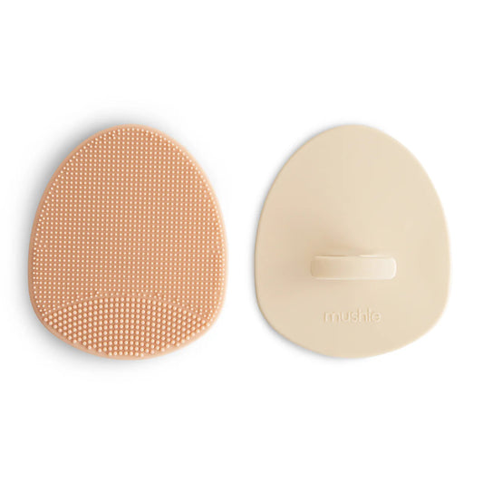 Cradle Cap Brush 2 Pack - Blush/ Shifting Sand