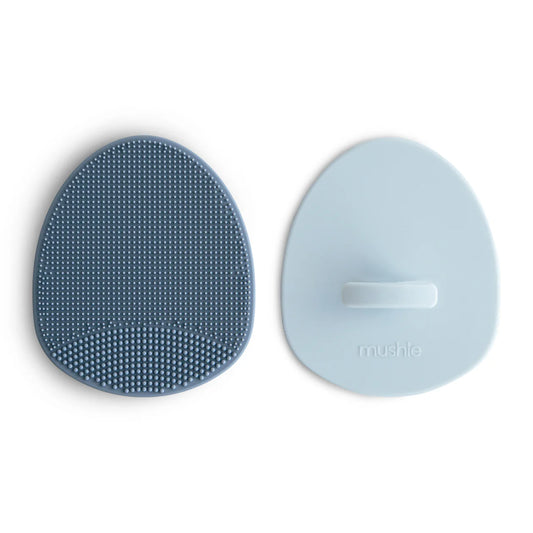 Cradle Cap Brush 2 Pack - Tradewinds/ Periwinkle