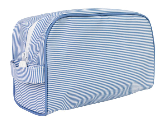 The Dopp Kit - Navy Mini Stripe